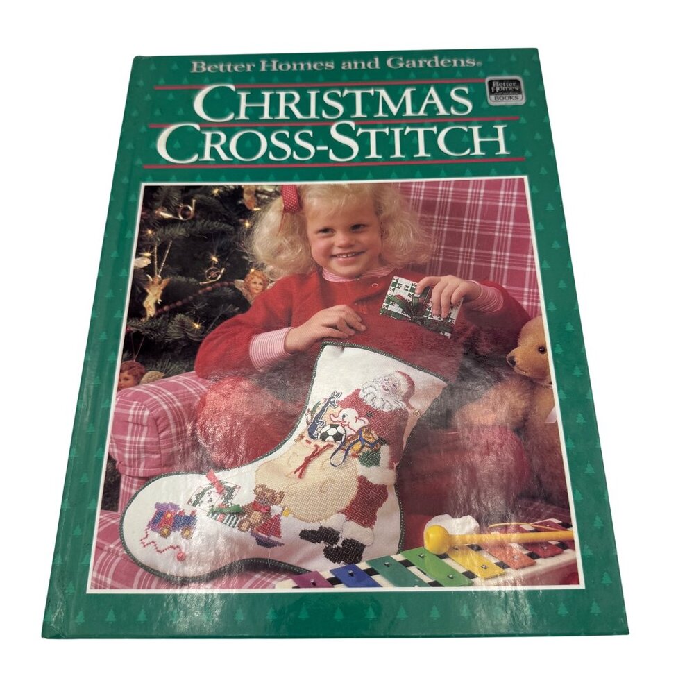 Better Homes And Gardens Christmas Cross-Stitch Hardcover Book 1988